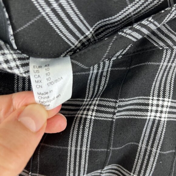 Divided Plaid 90s Y2K Grunge Mini Skirt - Picture 6 of 12